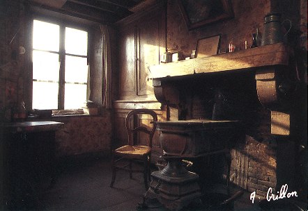 a typical Ardennais interior -- photo by Alain Grillon